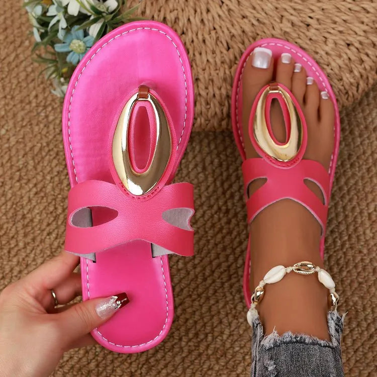 Toe Post Flats Sandals