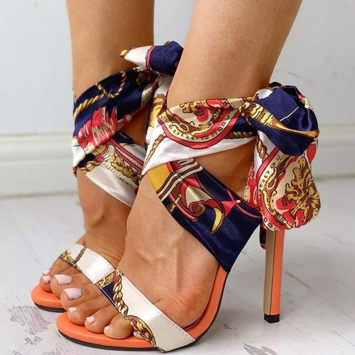 Open Toe Stiletto Sandals Trendsi