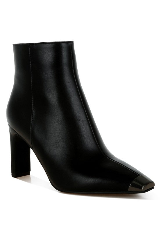 Orca Metallic Cap Toe Faux Leather Boots Rag Company