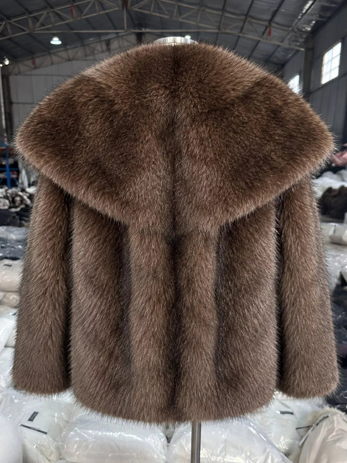 Fox Fur Collar Winter Outerwear Luckygirlsclothingcompany.com