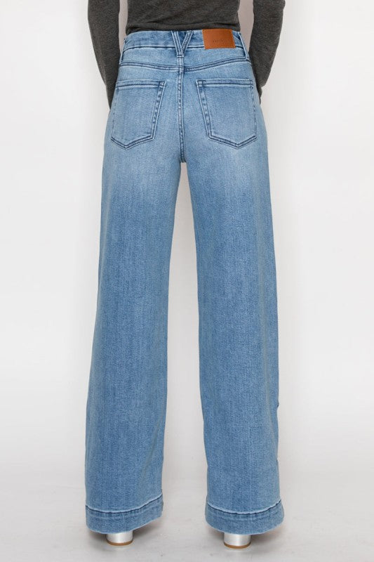 AT2109WDM - TUMMY CONTROL HIGH RISE A-WIDE JEANS