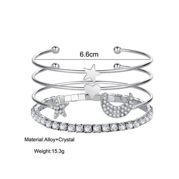 Stacked Bracelet Set #11 ClaudiaG Collection