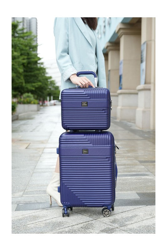 MKF Mykonos Luggage Set Carry-on and Cosmetic Case MKF Collection by Mia K