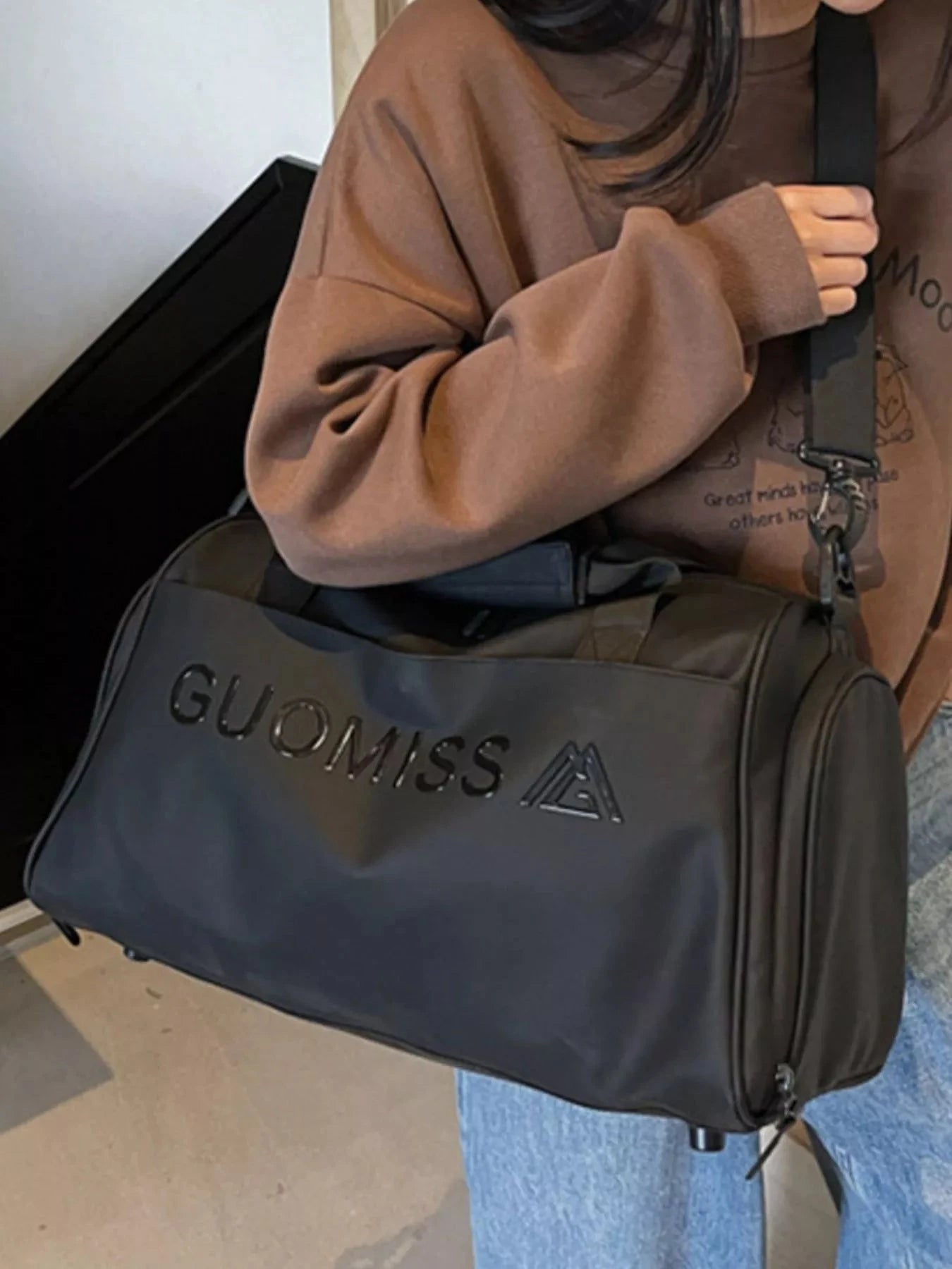 Canvas Travel Duffel Bag Trendsi