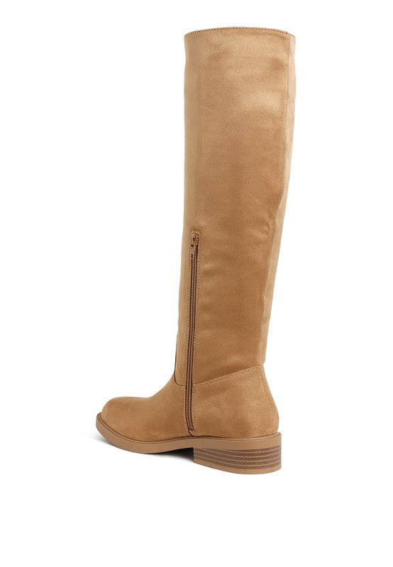 Chiru Round Toe Microfiber Calf Boots Rag Company