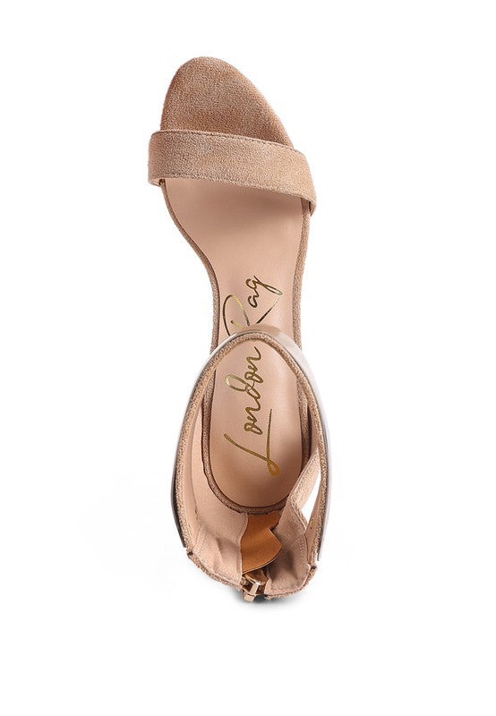 COSMO GIRL METAL BAND HIGH HEELED SANDALS Rag Company