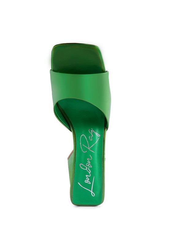 LOVEBUG TRIANGULAR BLOCK HEEL SANDALS Rag Company