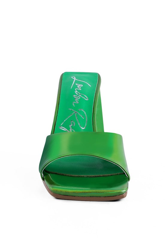 LOVEBUG TRIANGULAR BLOCK HEEL SANDALS Rag Company