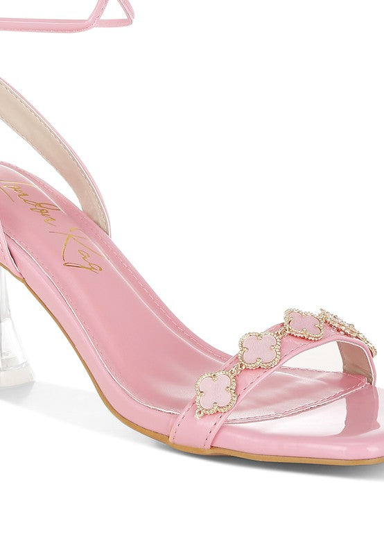 Ebina Charm Detail Spool Heels Rag Company