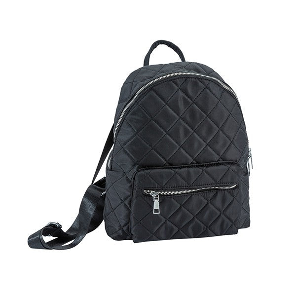 CHIC NYLON QUILTED FASHION BACKPACK Bella Chic