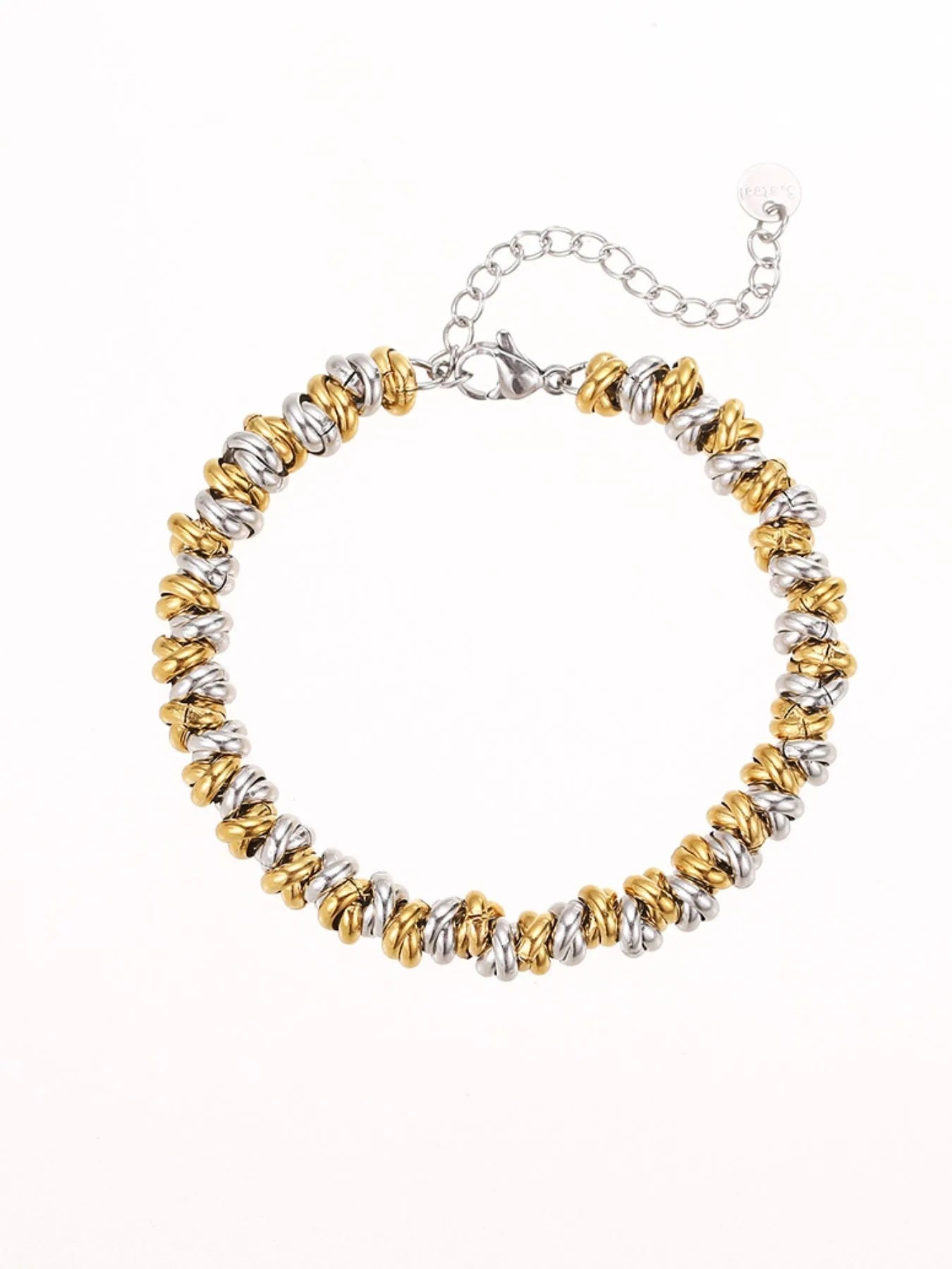 Stainless Steel Beaded Bracelet