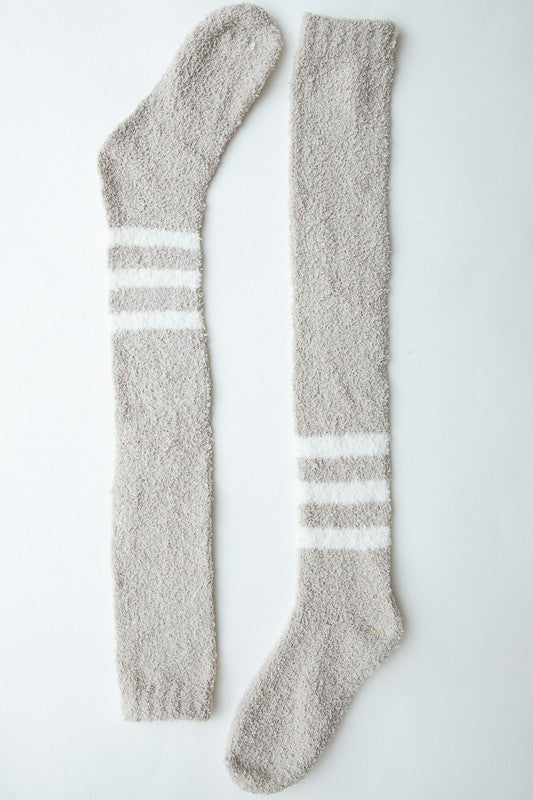 Knee-High Boucle Socks Leto Accessories
