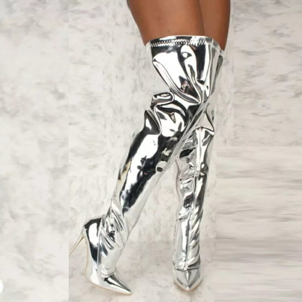 Point Toe Stiletto Boots Trendsi