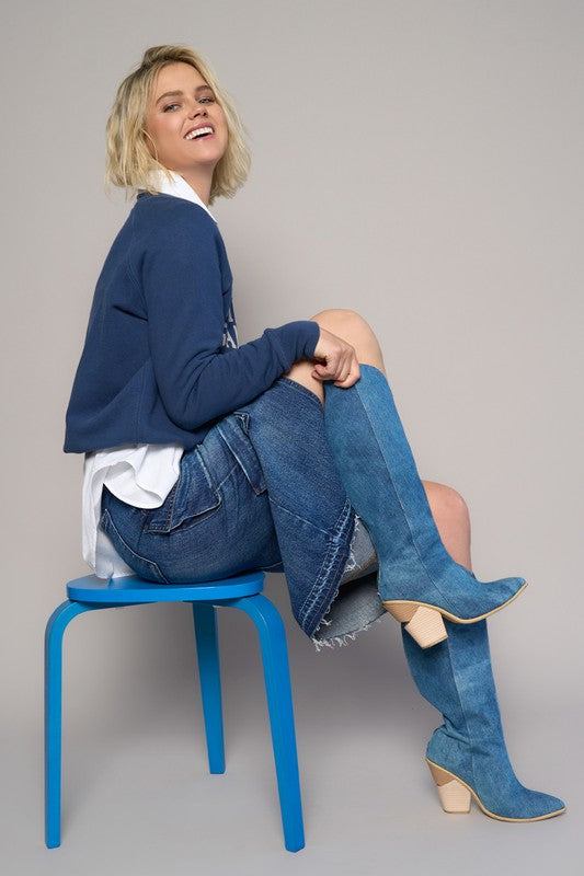 CARGO POCKET LONG SKIRT Denim Lab USA