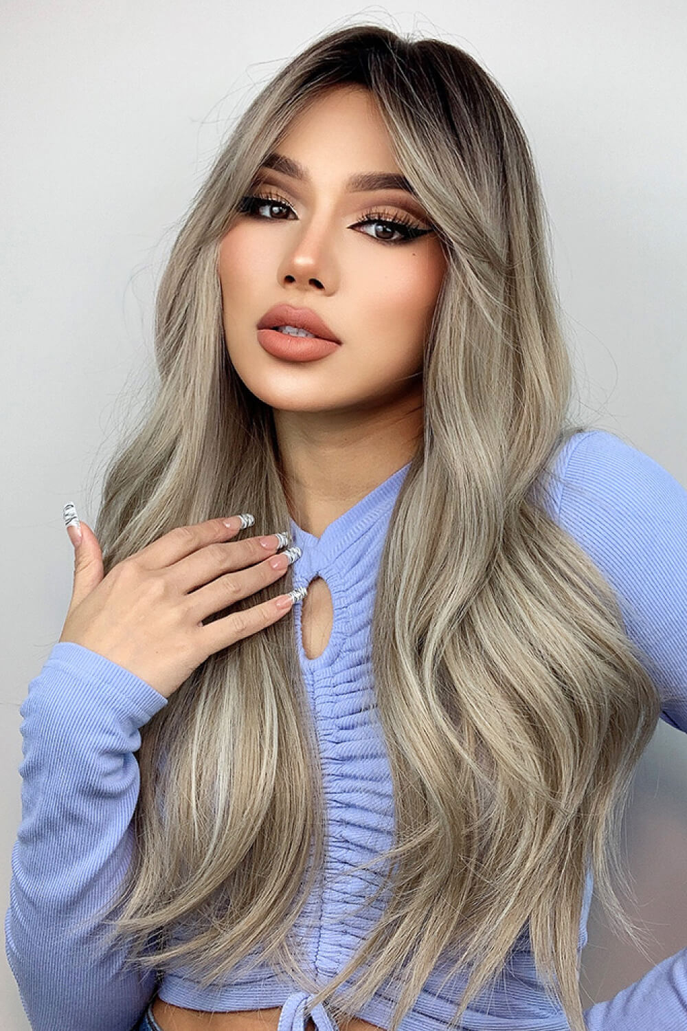 Full Machine Long Wave Wigs 26'' Trendsi