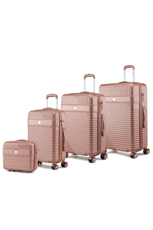 MKF Mykonos Luggage Set by Mia K- 4 pieces MKF Collection by Mia K