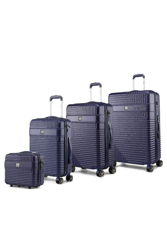 MKF Mykonos Luggage Set by Mia K- 4 pieces MKF Collection by Mia K