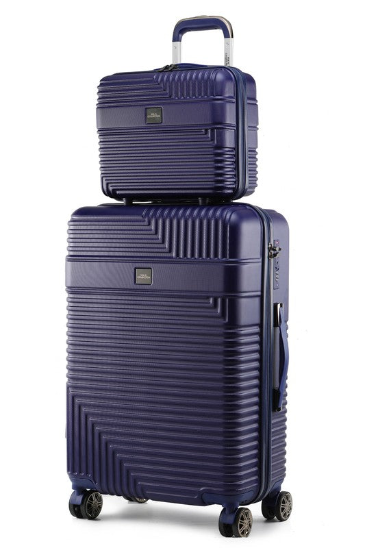 MKF Mykonos Luggage Set Carry-on and Cosmetic Case MKF Collection by Mia K