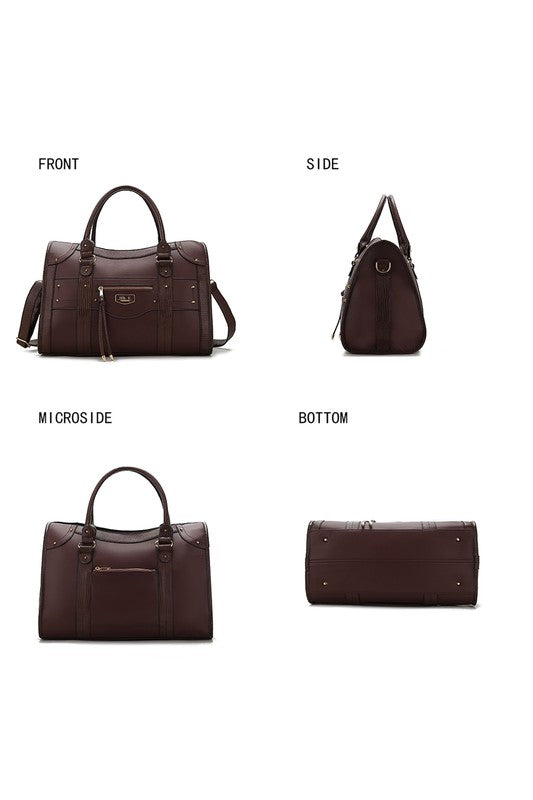 MKF Collection Patricia Vegan Leather Duffle Bag MKF