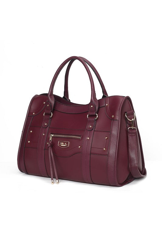 MKF Collection Patricia Vegan Leather Duffle Bag MKF