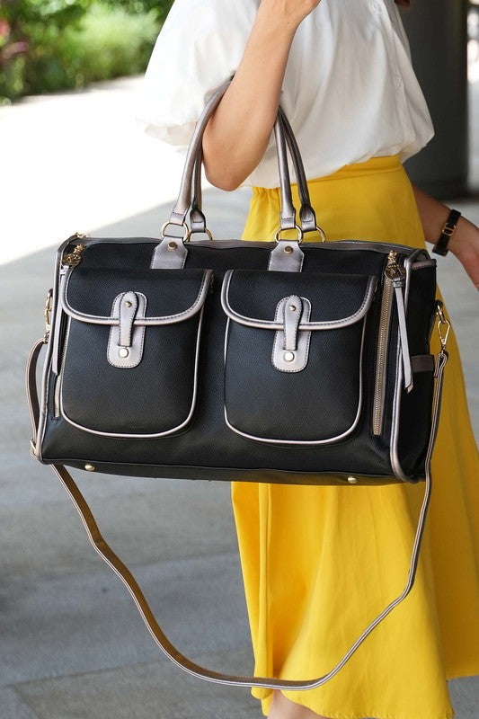 MKF Genevieve Women Duffle Bag by Mia K MKF Collection by Mia K