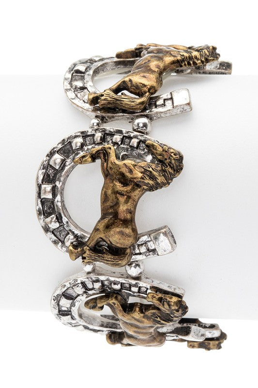Western Horse Stretch Bracelet LA Jewelry Plaza