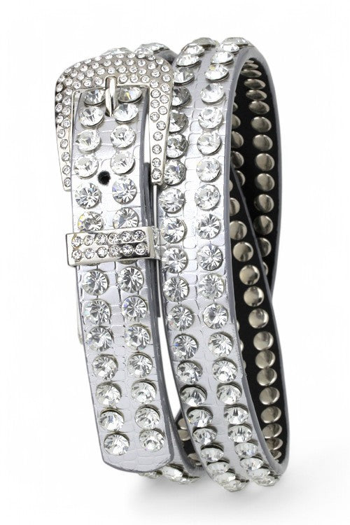 Double Row Crystals Belt Artini Accessories
