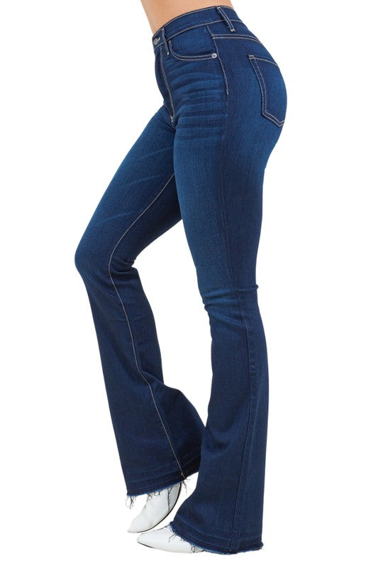 Judy Boot Cut Jean in Dark Blue Denim Luckygirlsclothingcompany.com