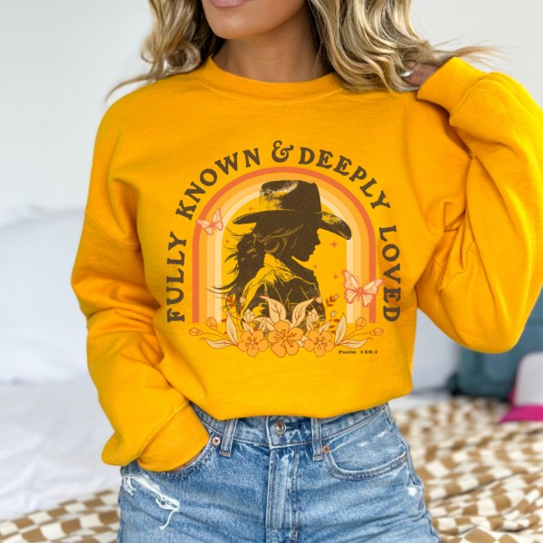 Western cowgirl Christian graphic sweatshirt ATTA TOOD