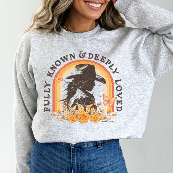 Western cowgirl Christian graphic sweatshirt ATTA TOOD