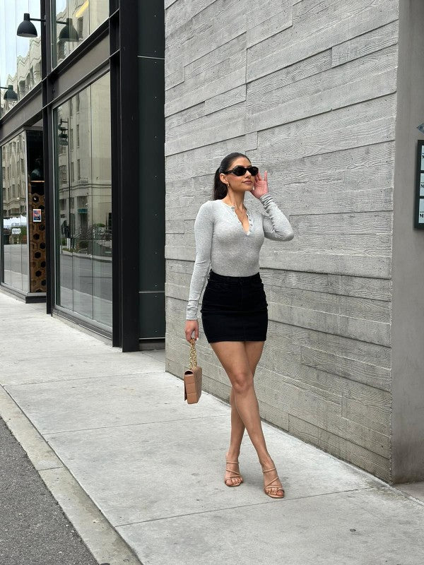 Summer Hot Girl High Waisted Denim Mini Skirt ACG Los Angeles