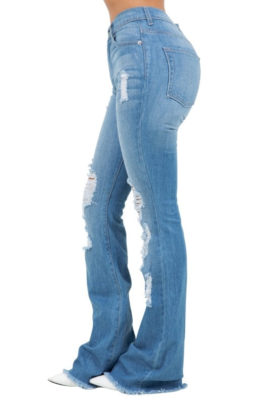 Premium USA Denim Bootcut Jean High Rise Luckygirlsclothingcompany.com