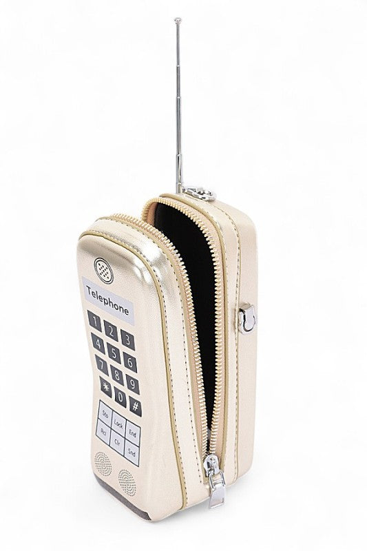 Retro Cell Phone Novelty Clutch Bag Artini Accessories