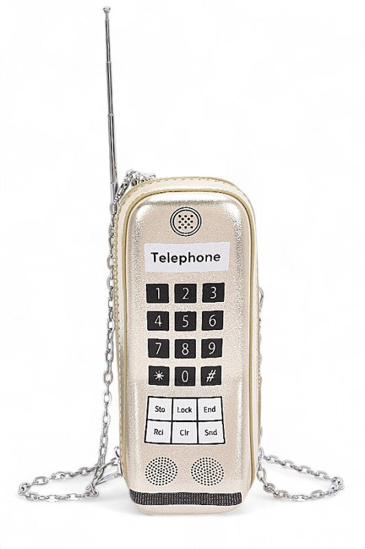 Retro Cell Phone Novelty Clutch Bag Artini Accessories