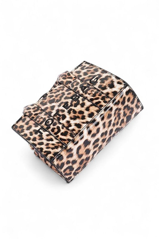 Leopard Printed Small Tote Bag LA Jewelry Plaza