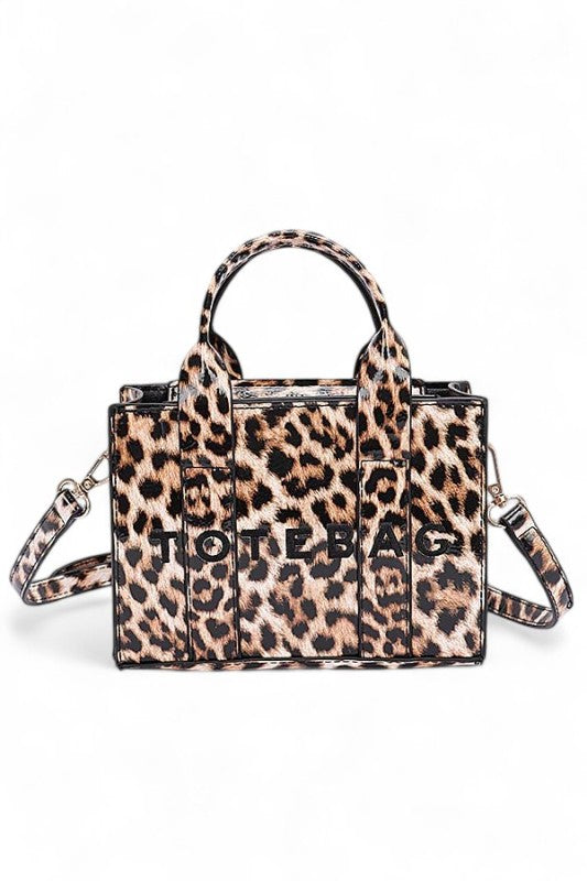 Leopard Printed Small Tote Bag LA Jewelry Plaza