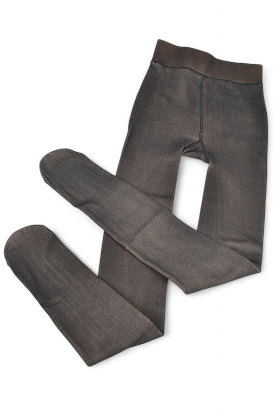 Fleece Lined Faux Sheer Tights LA Jewelry Plaza