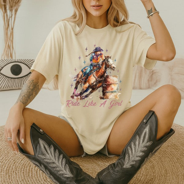 Ride Like a Girl Graphic T Shirt LaLaSista