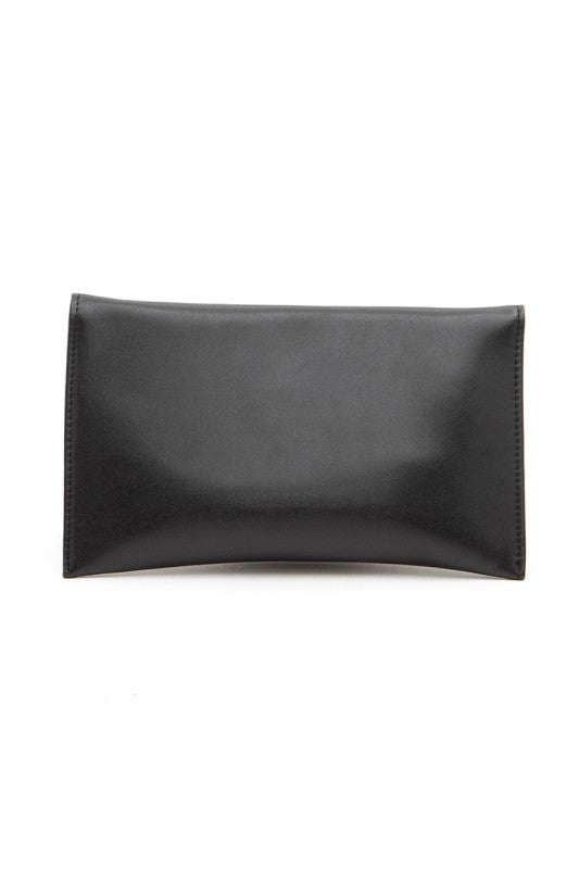 Metal Handle Iconic Envelope Clutch Bag LA Jewelry Plaza