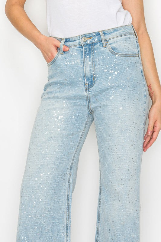 AT2074RFLL Metallic Ultra High Rise Relaxed Flare Artemis Vintage