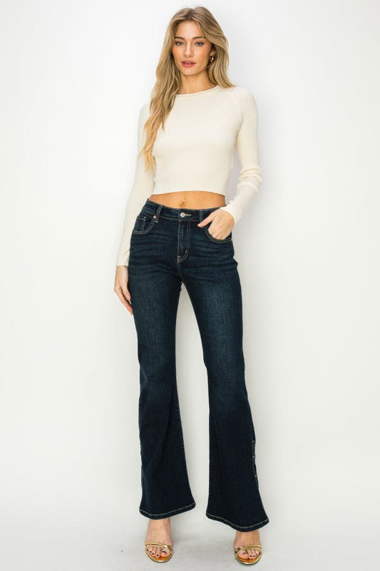 AT2014FLSD - HIGH RISE FLARE JEANS Artemis Vintage
