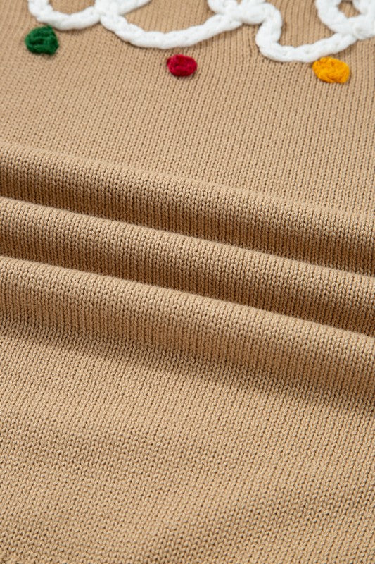 Christmas Merry Dot Dolman Sleeve Sweater JUNIPER BLVD