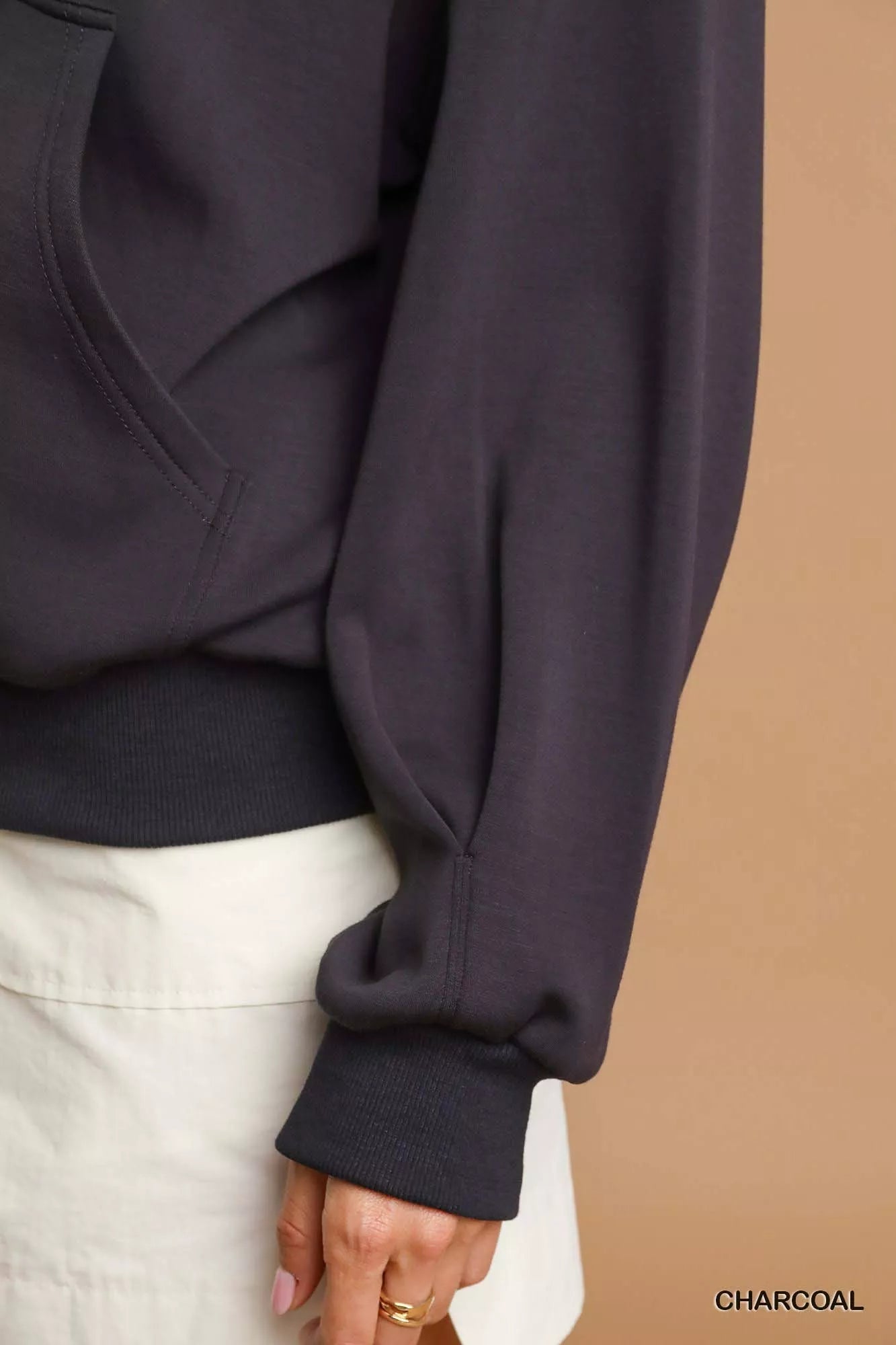 Umgee Zip-Up Fleece Hooded Jacket Trendsi