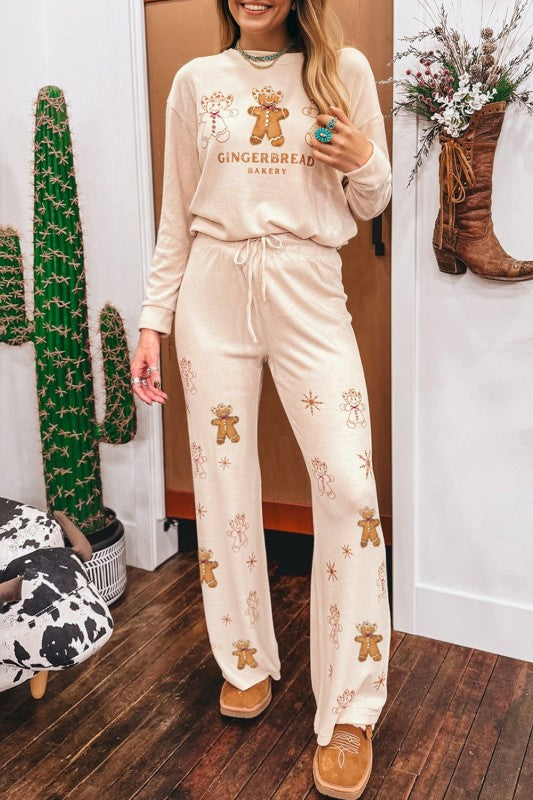 Christmas GINGERBREAD BAKERY Lounge Set