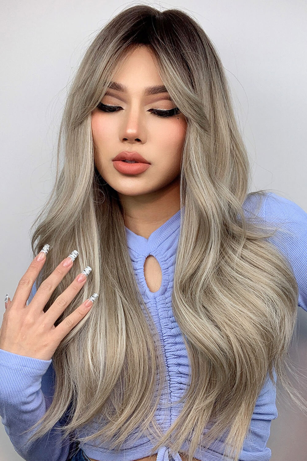 Full Machine Long Wave Wigs 26'' Trendsi