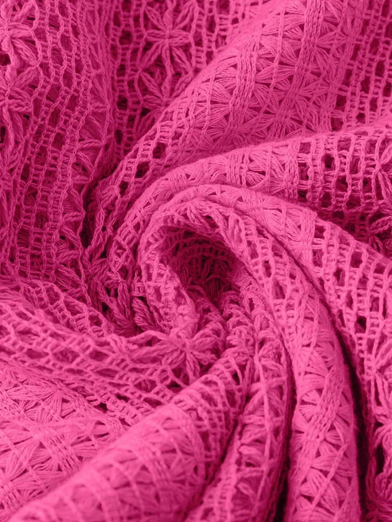 Lace Notched Long Sleeve Shirt