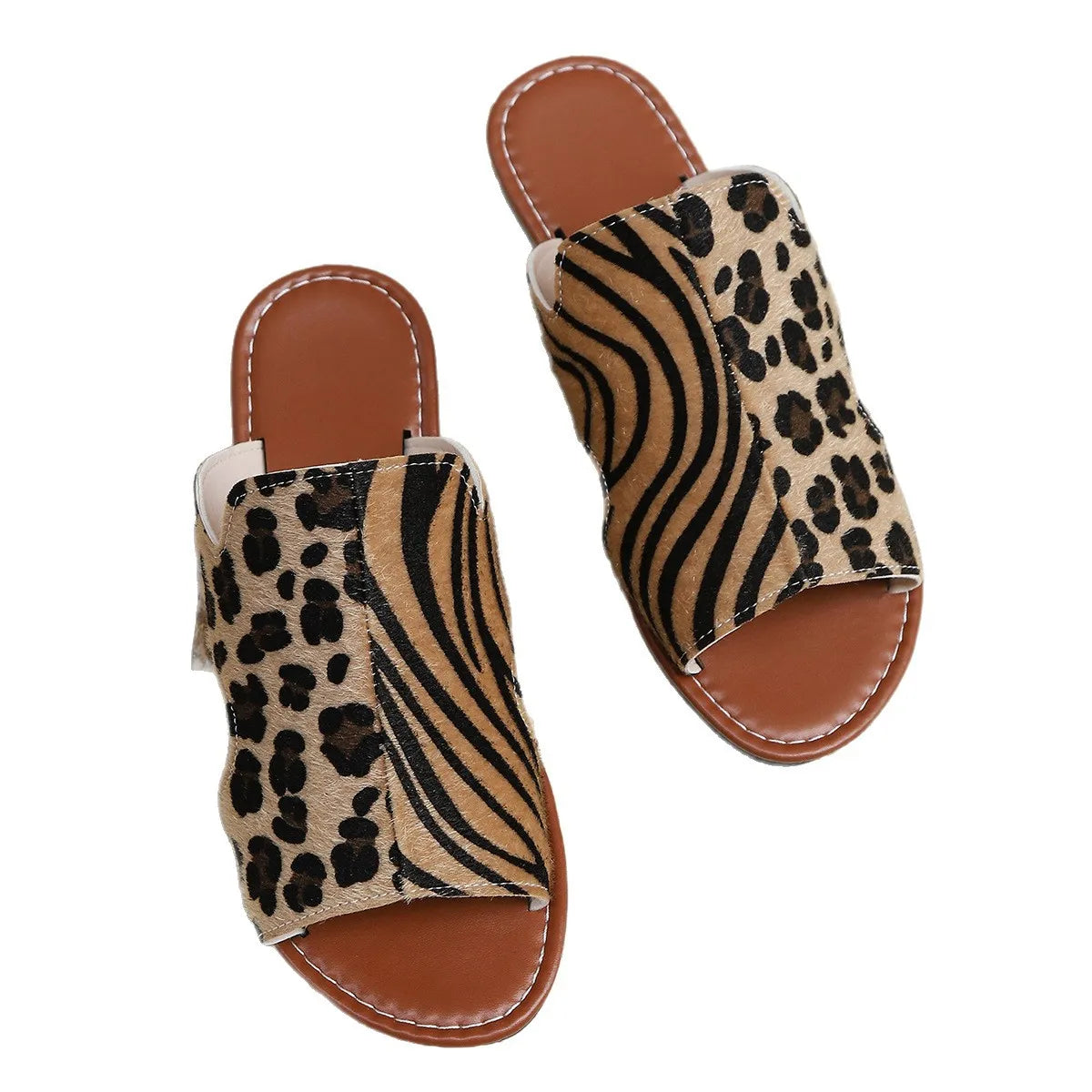 Open Toe Flats Sandals Trendsi