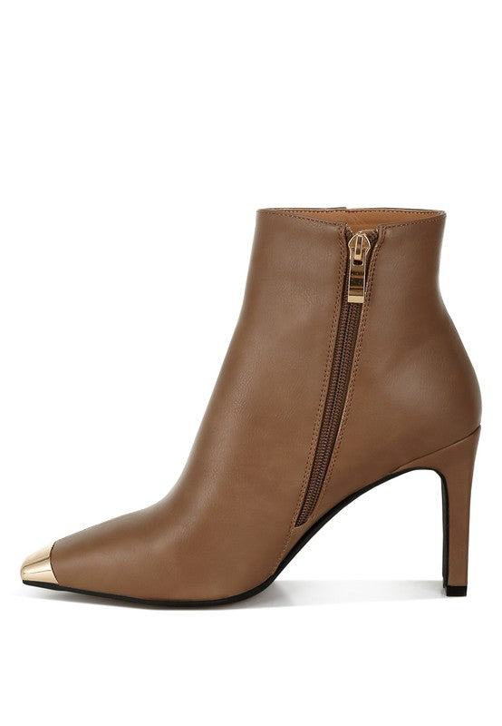 Orca Metallic Cap Toe Faux Leather Boots Rag Company