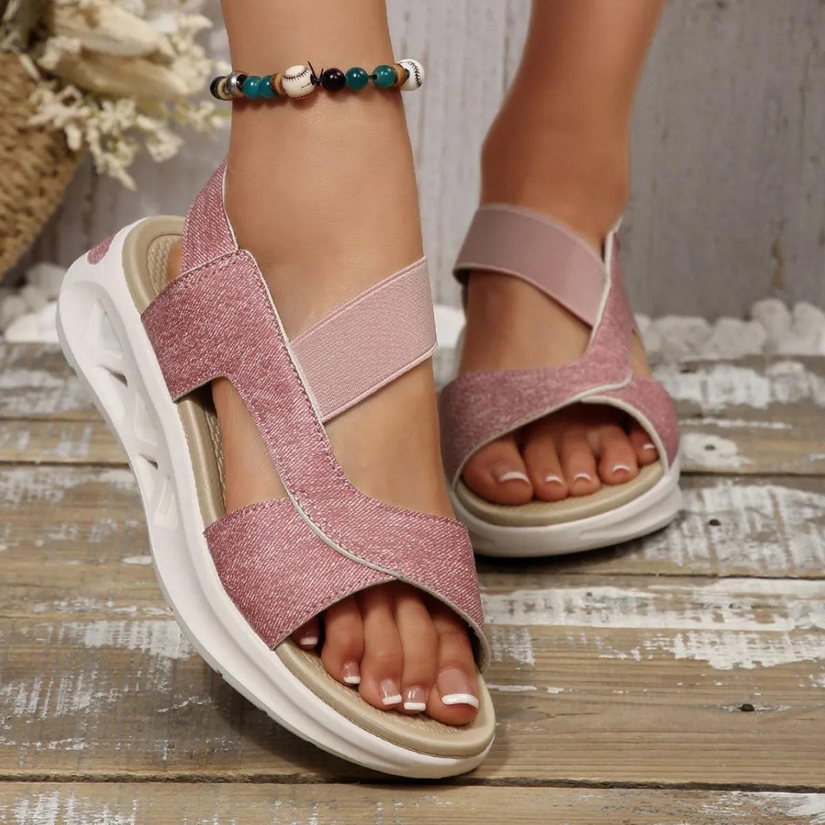 Open Toe Platform Sandals
