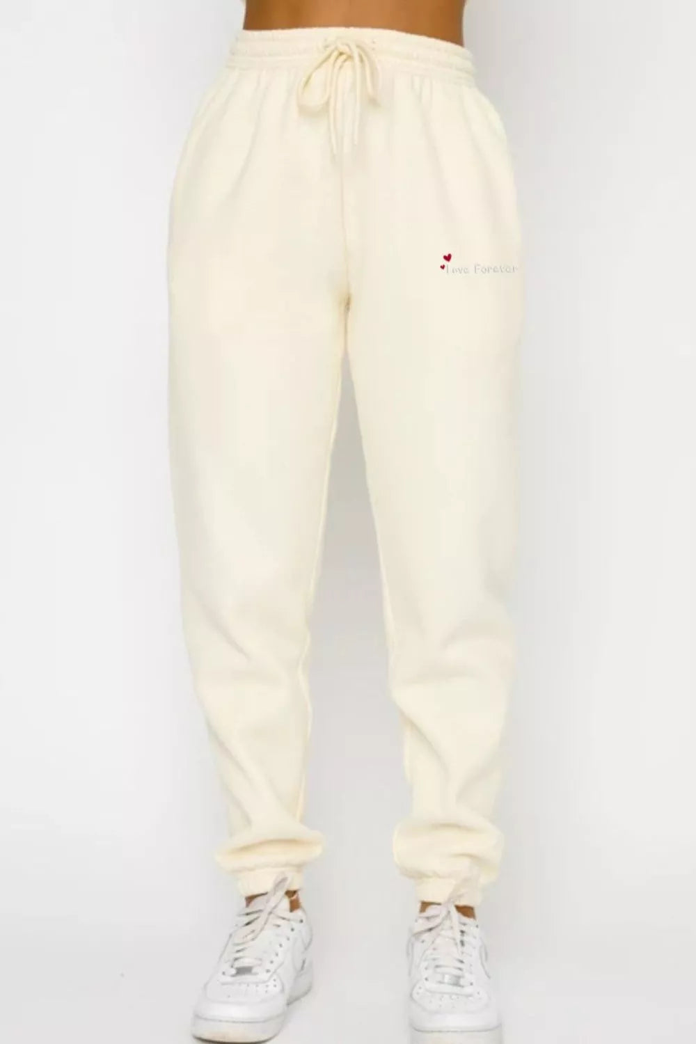 Round Neck Sweatshirt and Joggers Set Trendsi